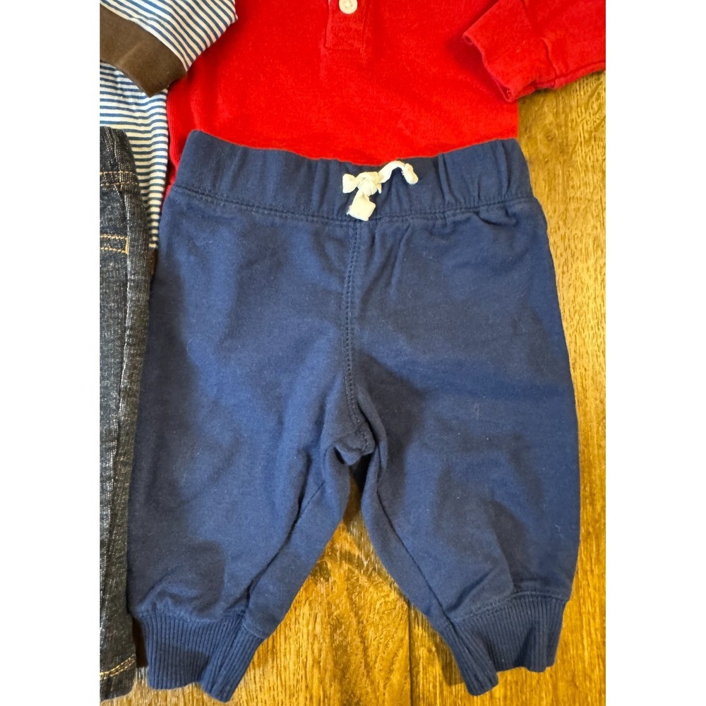 Baby Boy 3 Months Outfits Lot Jeans Pants Bodysuits Shirts‎ Clothes Bodysuits - Picture 10 of 13